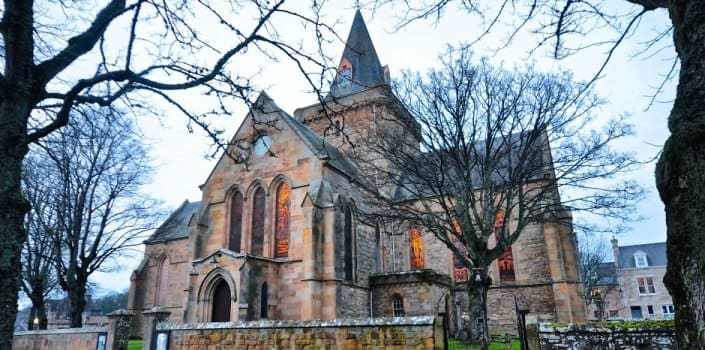 Dornoch Cathedral in Winter