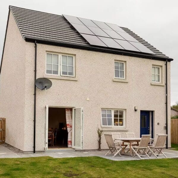 Rear exterior. 6 Grant Crescent, Dornoch