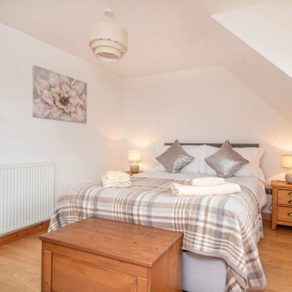 double bedroom, The Hive holiday apartment, Dornoch