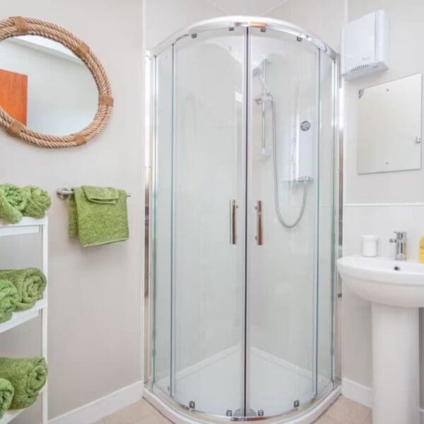 Shower room, Strathy holiday home, Dornoch