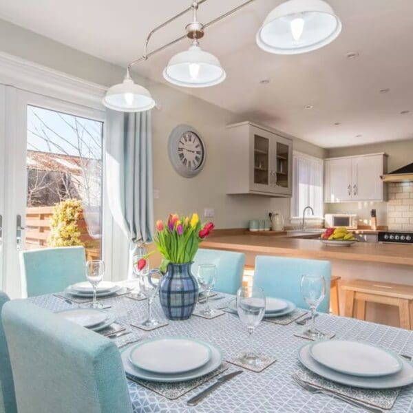 Dining kitchen, Raasay holiday cottage, Dornoch