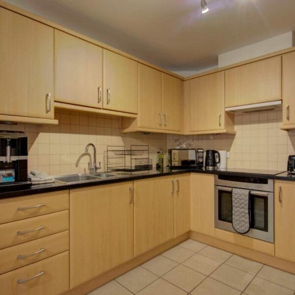 Kitchen view 2 in 5 Argyle Place, Dornoch