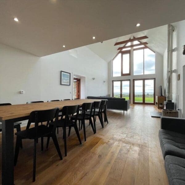 Open plan space, Balloan Steading, Dornoch