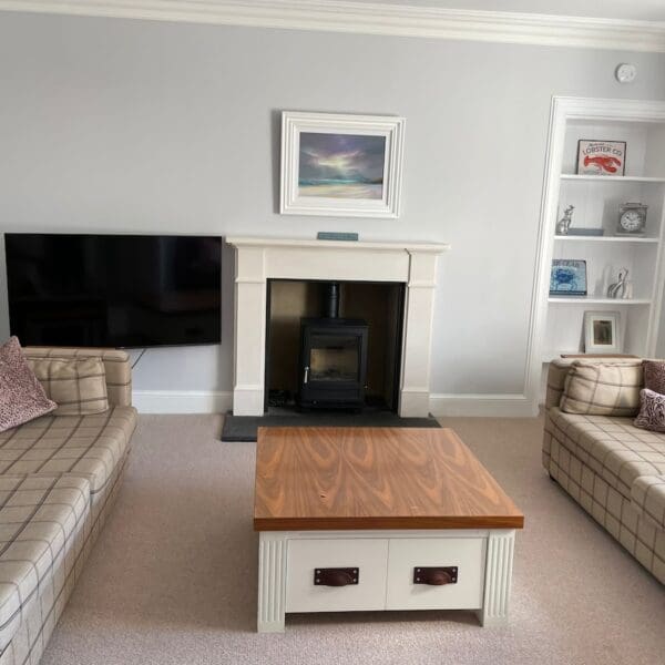 Living room, St Clair self catering house, Dornoch, Highland