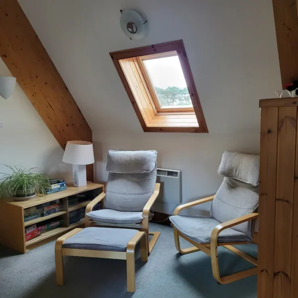Sitting area, East Dune holiday apartment, Dornoch