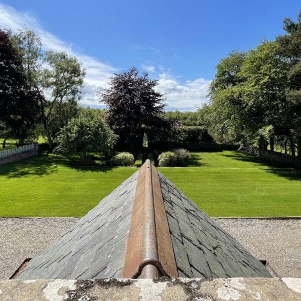 Garden roof view from Balloan House, Dornoch