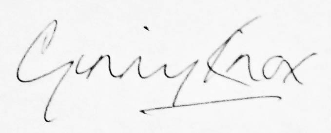 Signature of Ginny Knox