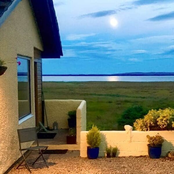 View south over Dornoch Firth from Achnacarry self catering house