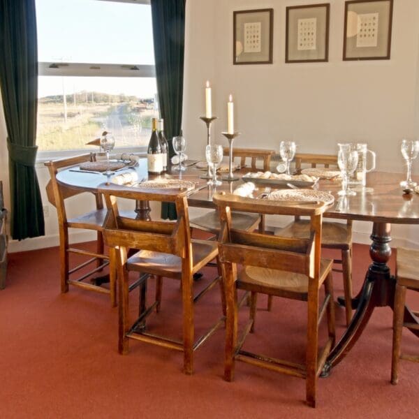 Dining room, Oystercatchers holiday house, Skelbo, Dornoch