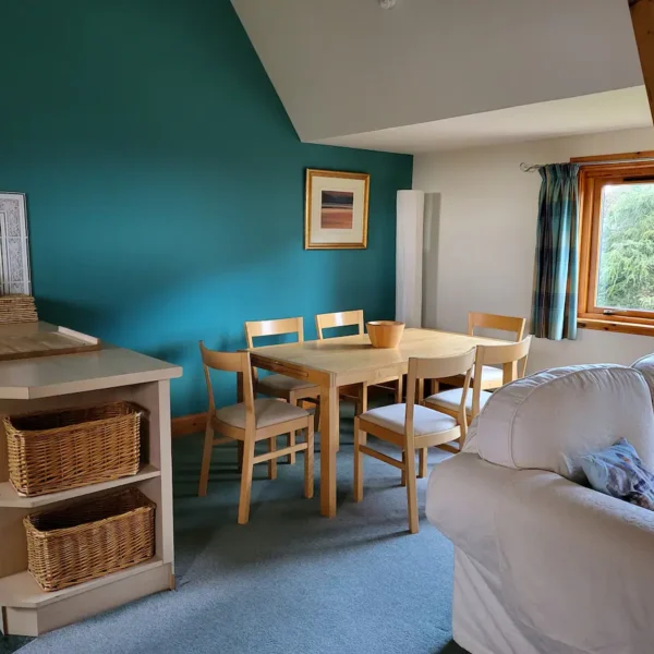 Dining room, East Dune holiday apartment, Dornoch