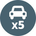 Parking For 5 Cars