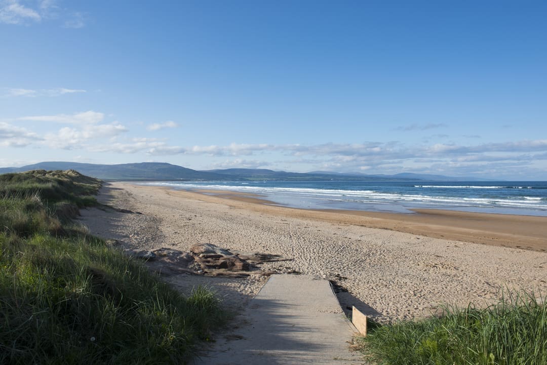 Embo beach slipway at Heilan Haim, Parkdean Resort, Embo