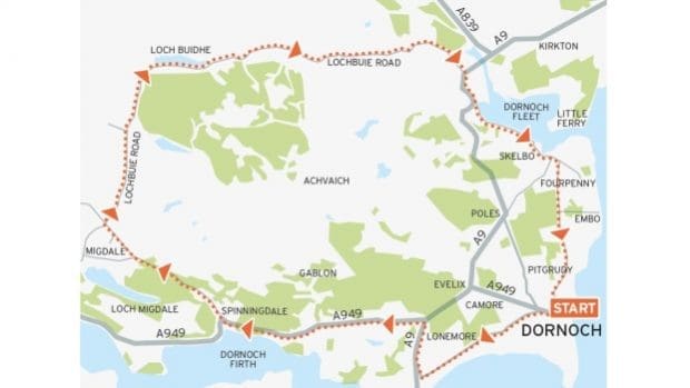 Loch Buidhe cycle route